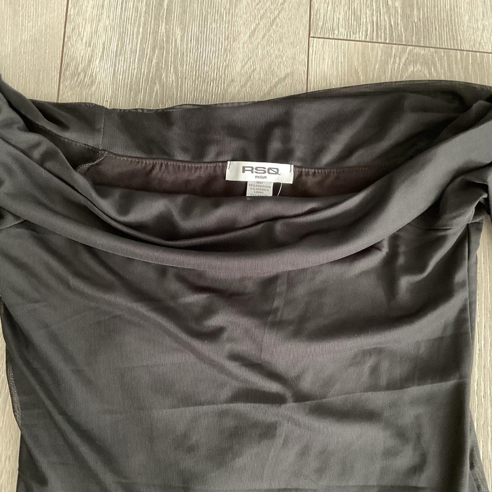 RSQ off the shoulder mesh dress - Picture 2 of 6